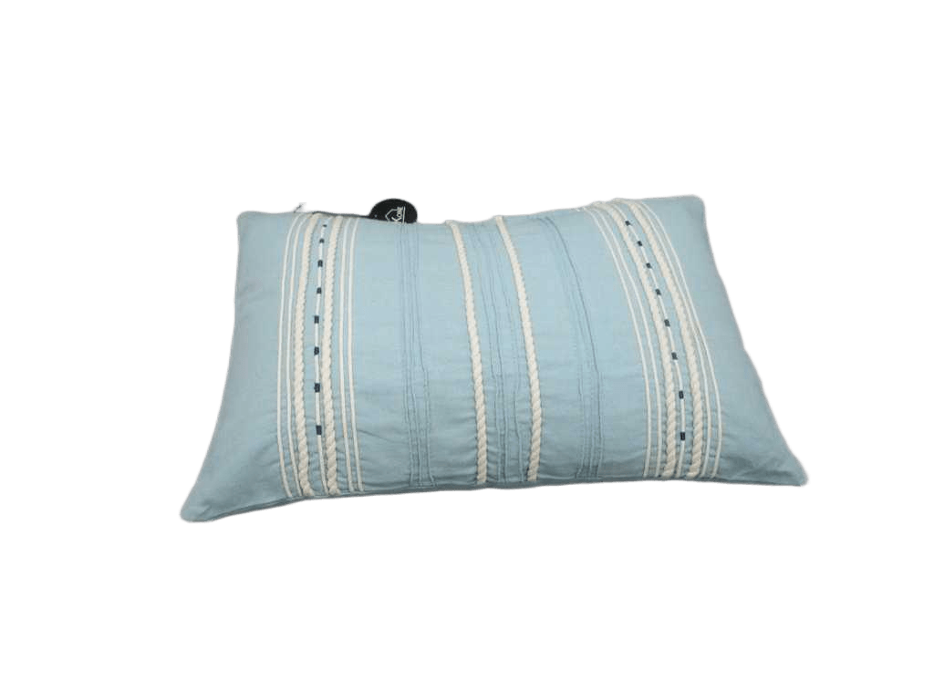 Cushion 30x45 Cm Cover-100% Cotton Cushion Shell-100% Polypropylene Filling - 100% Polyerster 260grs Filling Vaccum Packing Pintucks + Cord Applique + Embroidery + Tassels On Corners