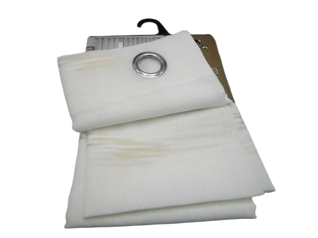 Curtain Dwoli Cutting Voile Window Curtain 8 Rings 100% Polyester 75gsm 43x28x27