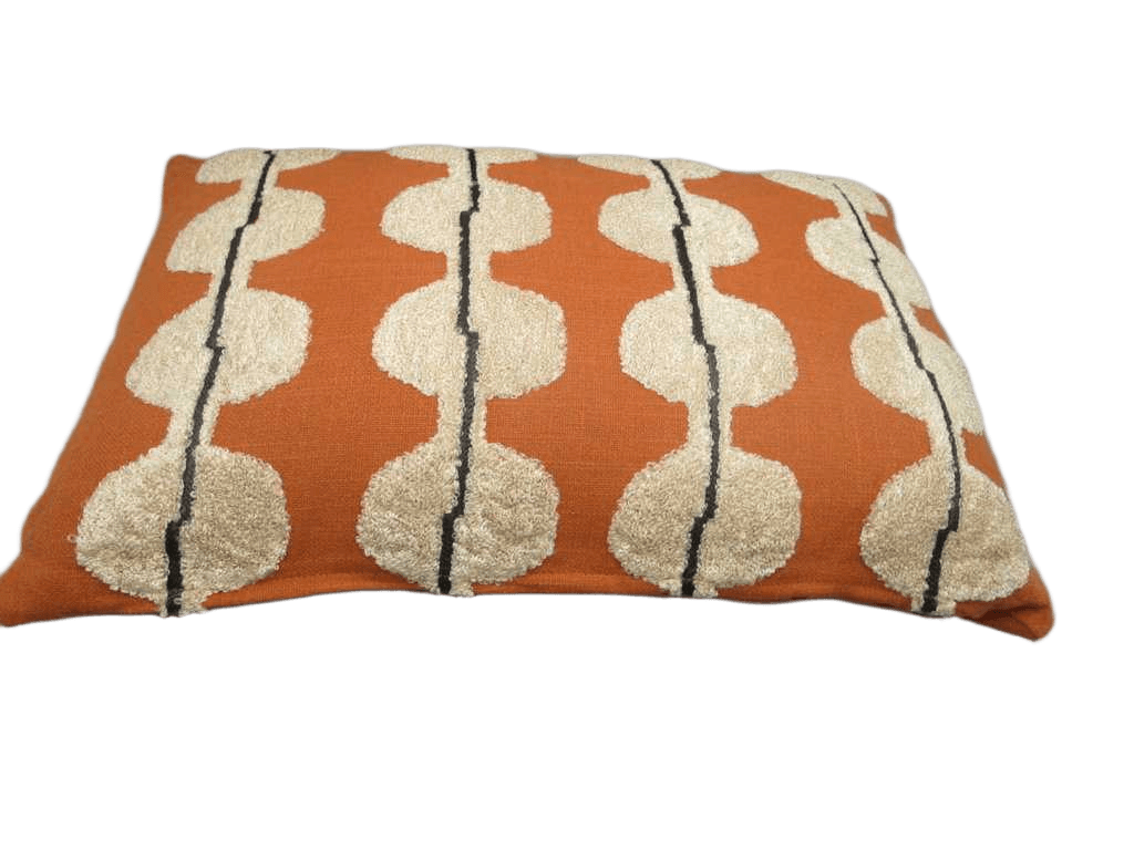Cushion 30x45 Cm Cover-100% Cotton Cushion Shell-100% Polypropylene Filling - 100% Polyerster 260grs Filling Vaccum Packing Embroidery + Tasselsd On Corners