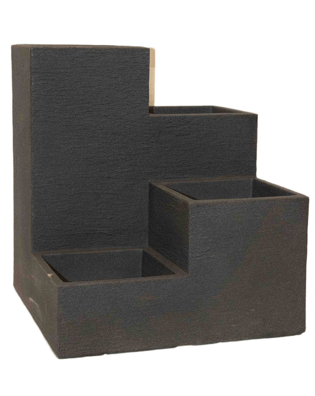 Pot Anthracite Kubus Flower Pot 52