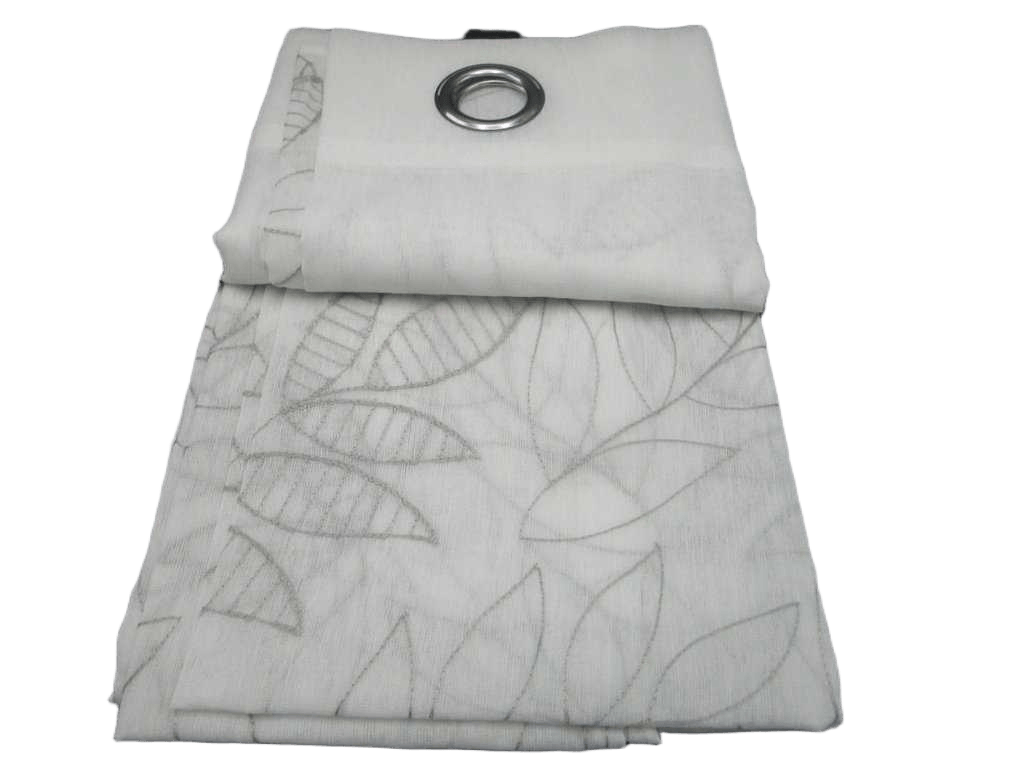 Curtain 140x280 Cm 100% Polyester 8 Ring 70gsm With Packing Hanger