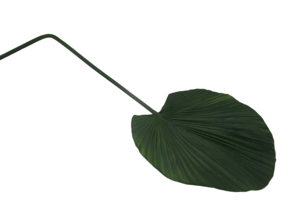 Artificial Pu Fan Palm Leeves