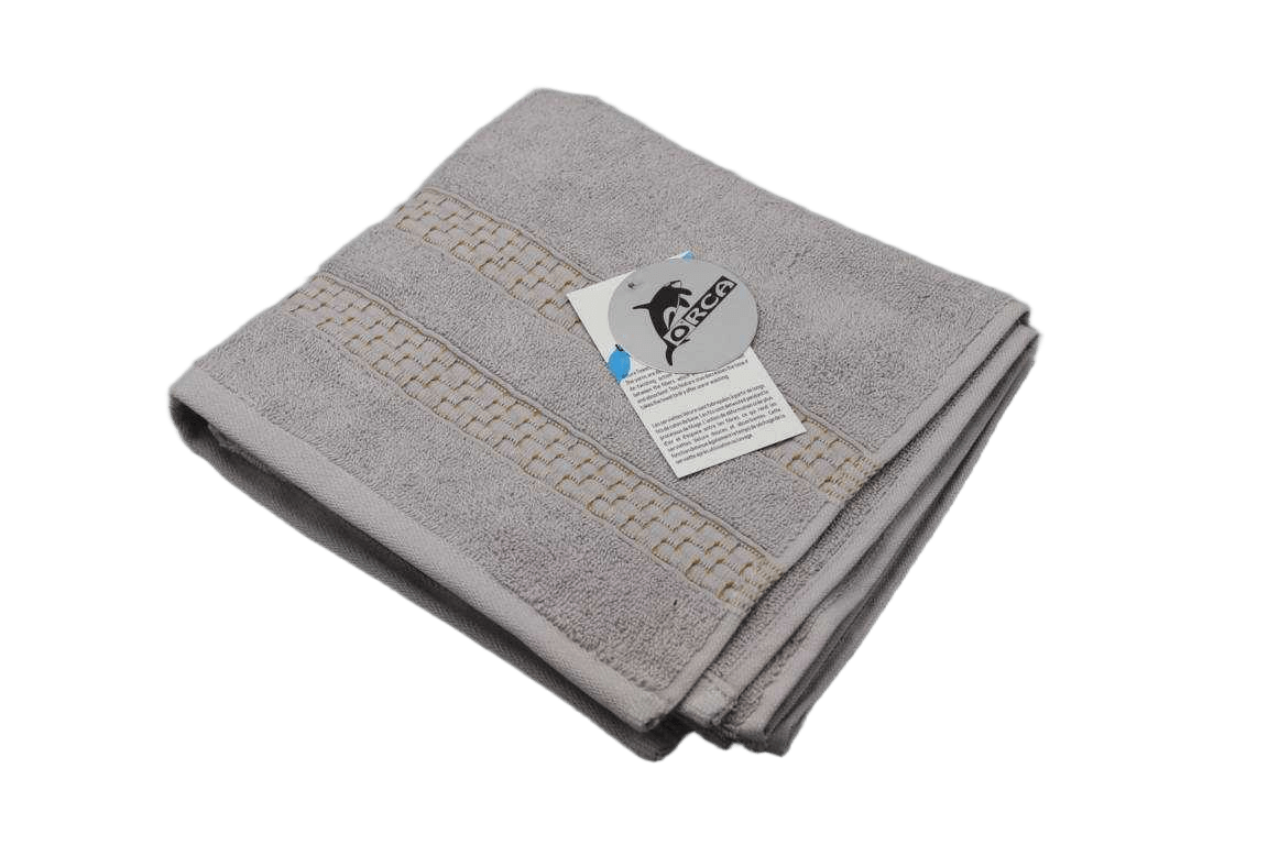 Towel Velure Weft Insert Border 550gsm 100% Coton