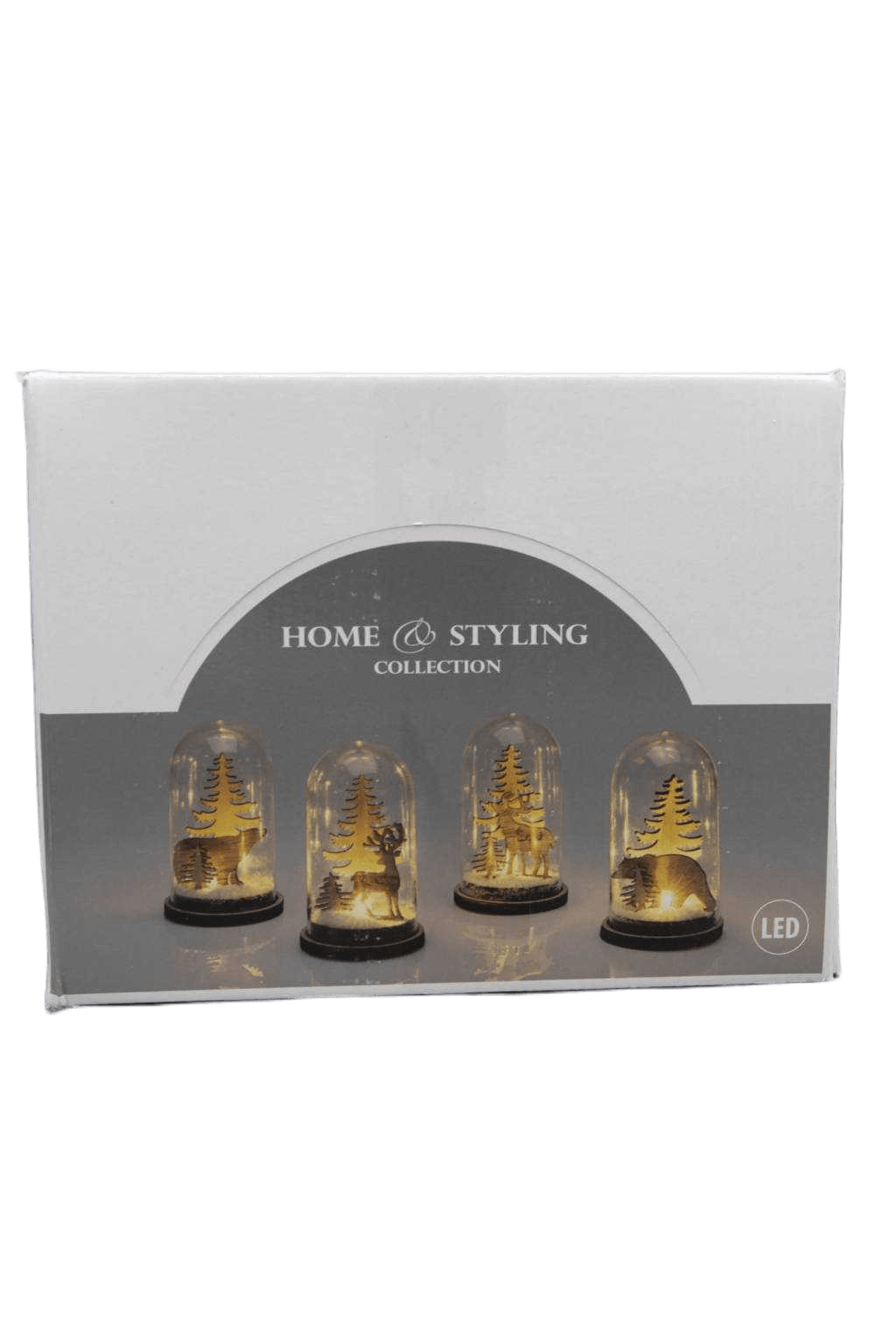 Christmas Stage In Glass Bell