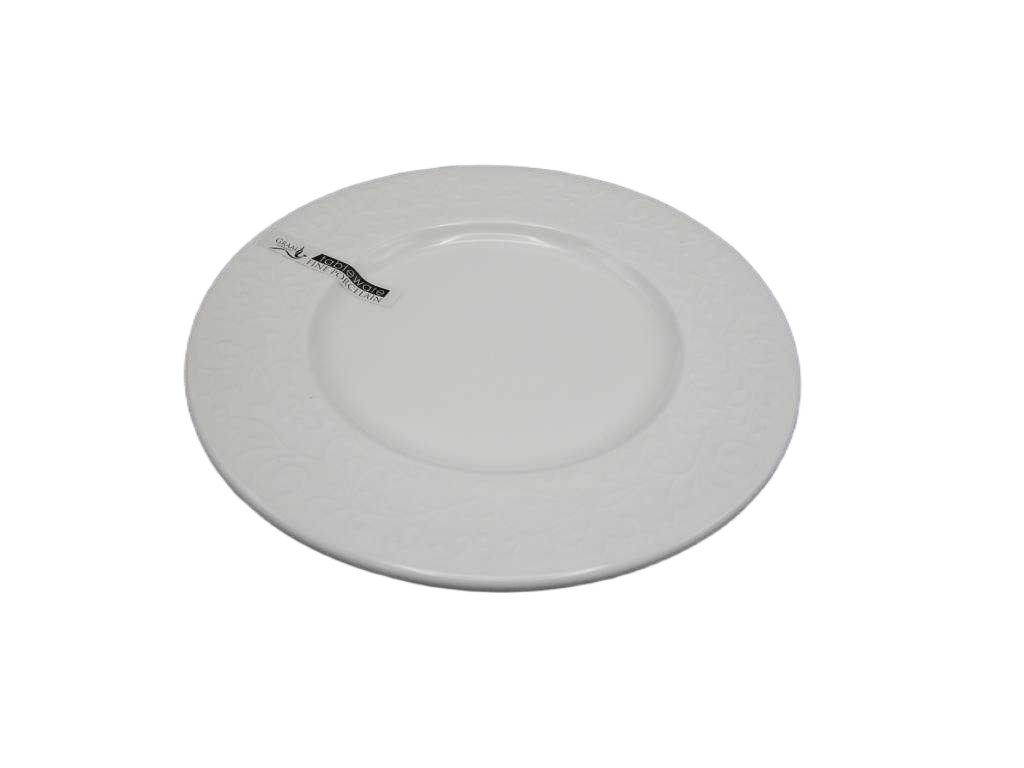 Plate 8" Dessert D:20.3x1.9white