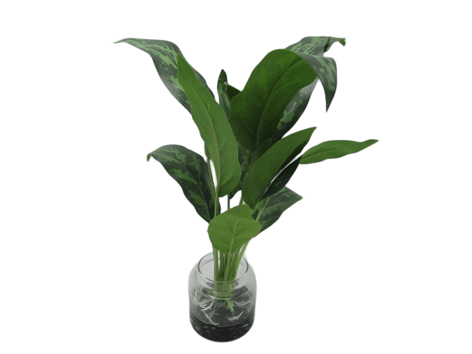 Artificial Evergreen In Glass Bottle