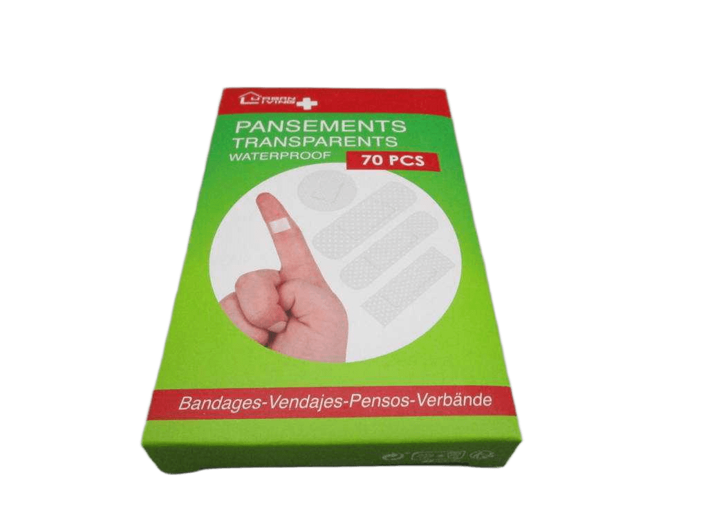 Bandages Sante - Transparent Waterproof Bandages X70pcs