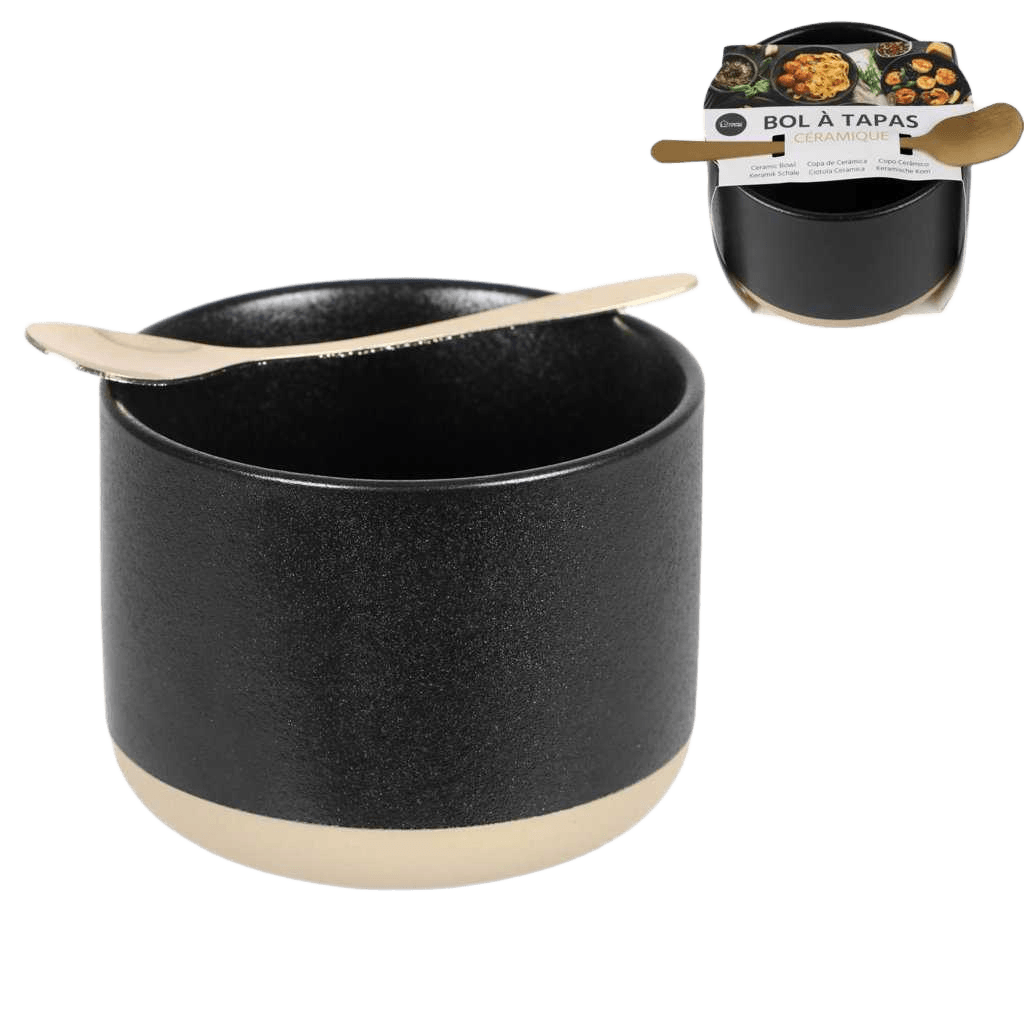 Tapas Pot Ceramique - Ceramic With Spoon D10cm X H7,5cm