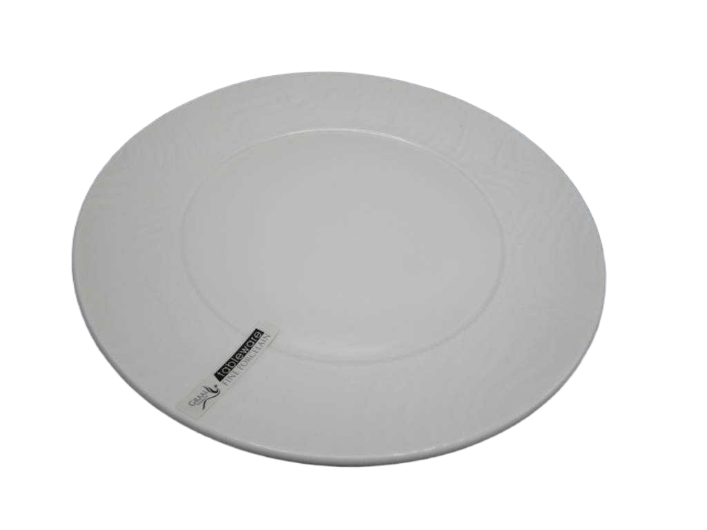 Plate 10.5" Dinner D:26.6x2.4 White