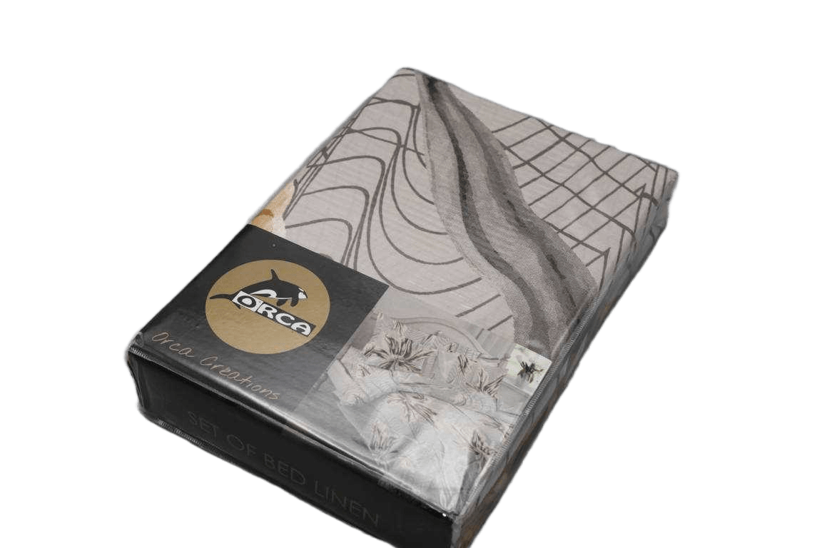 Duvet Hdc Set 3 Pc - Percale 100 % Coton 70 Fils ( 180 Fils : 100 X 80 - 40 X 40 ) Duvet Cover 220 X 240 + 2 Pillow Case 50 X 70 (+2)