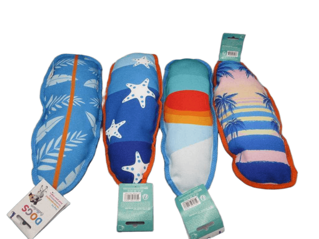 Dog Toy Surf Board 4ass Design