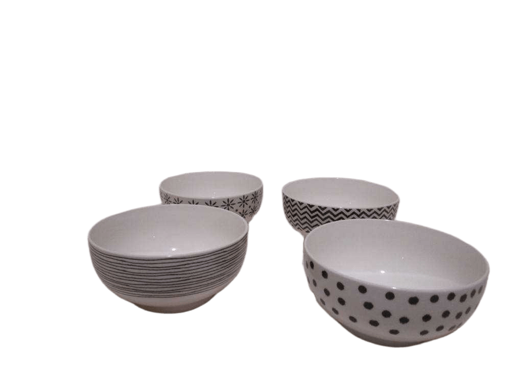 Bowl New Bone 14x7cm