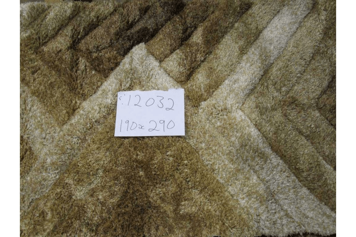 Carpet Polyester Soft & Silk Shaggy 3d Brown