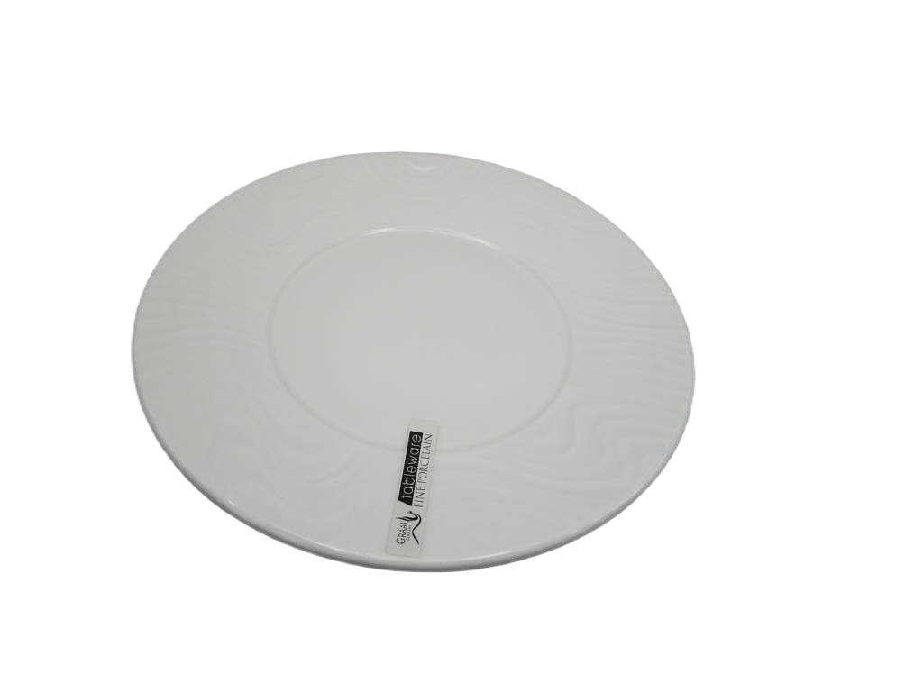 Plate 8.25" Dessert D:20.9x2.2 White