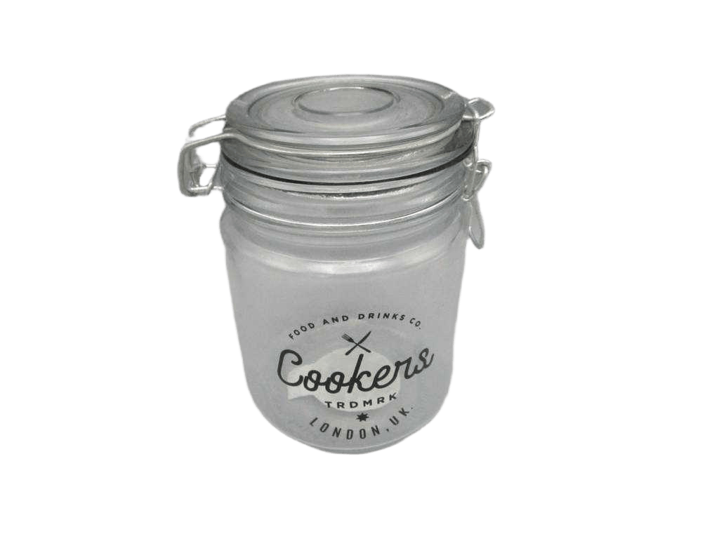 Jar Storage Glass 750ml 3ass