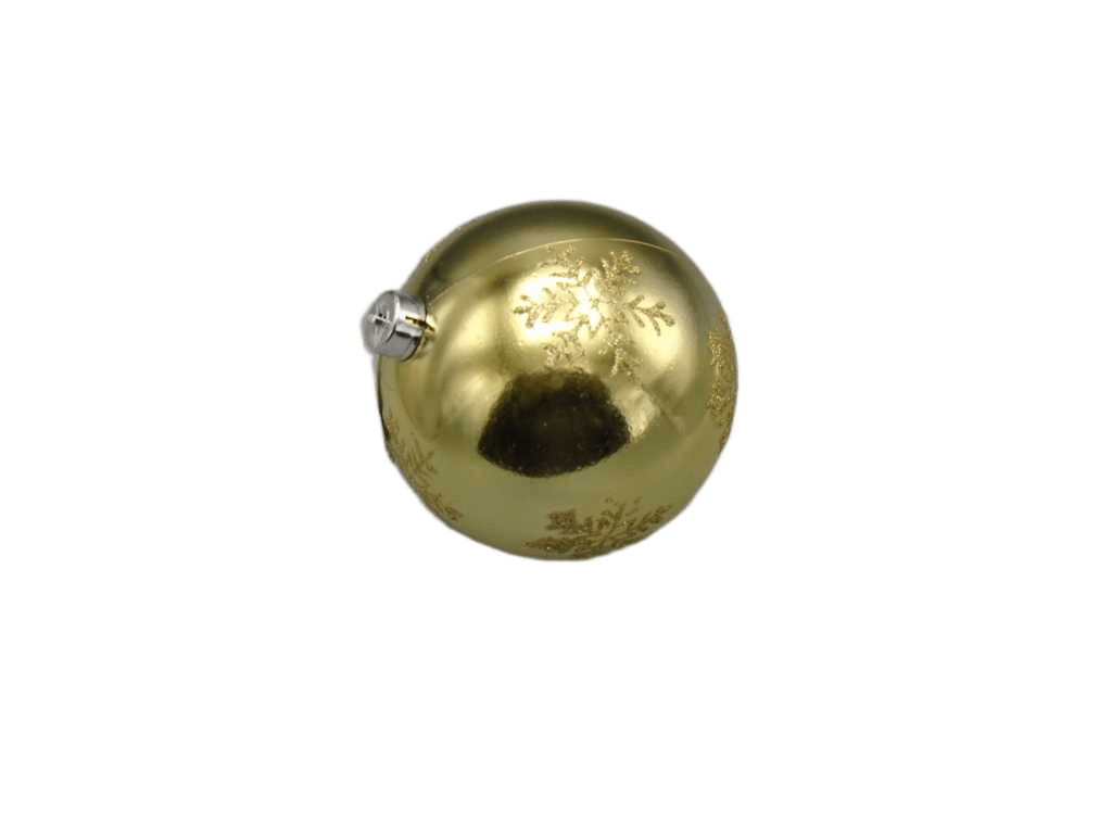 Christmas Boule Or Brillant Avec Glitter