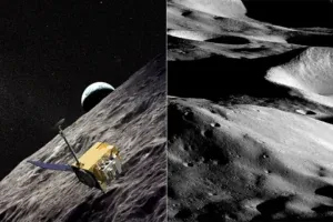 NASA's Lunar Reconnaissance Orbiter nous offre la première vue du Malapert Massif, le site d'atterrissage Artemis 3
