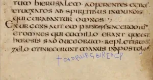 Nouvelle technologie muséale révèle des gribouillis cachés dans un livre de 1300 ans