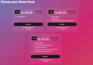 Steam Deck en promotion avec 10 % de réduction actuellement
