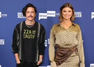 PHOTO de Tom Sandoval et Raquel Leviss se montrant « super proches » lors de Boys Night est divulguée alors que les producteurs de Vanderpump Rules obtiennent une vidéo et James Kennedy réagit.