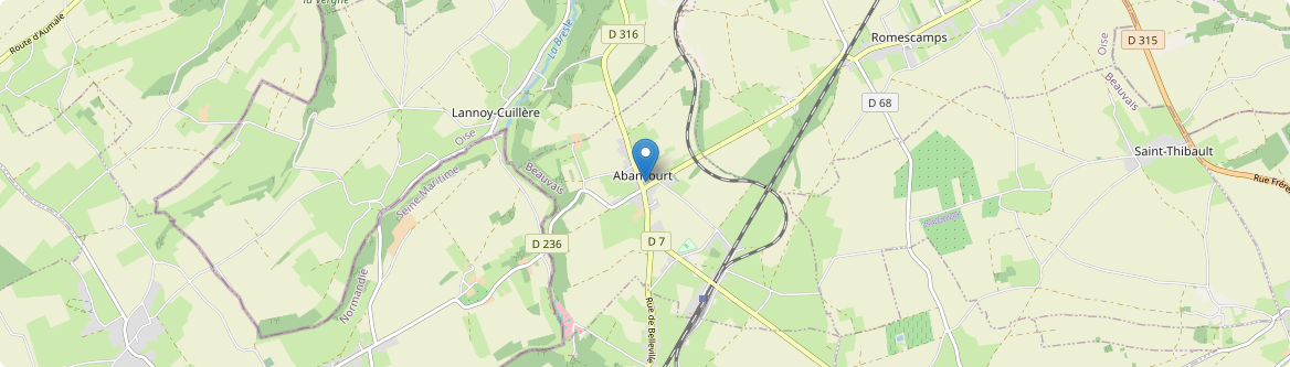 Abancourt - Carte