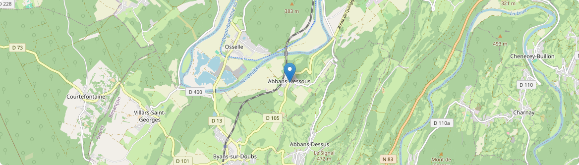 Abbans-Dessous - Carte