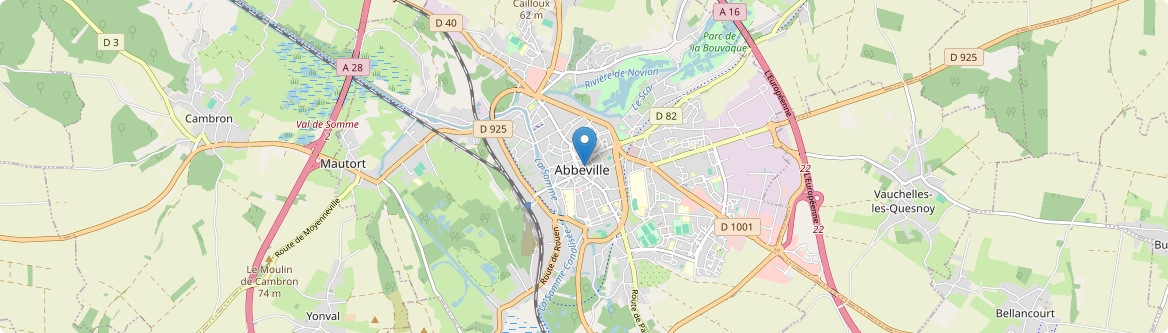 Abbeville - Carte