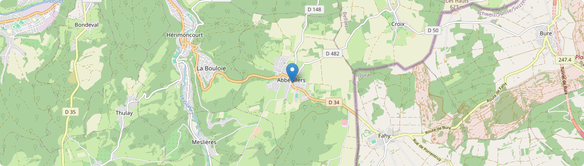 Abbévillers - Carte