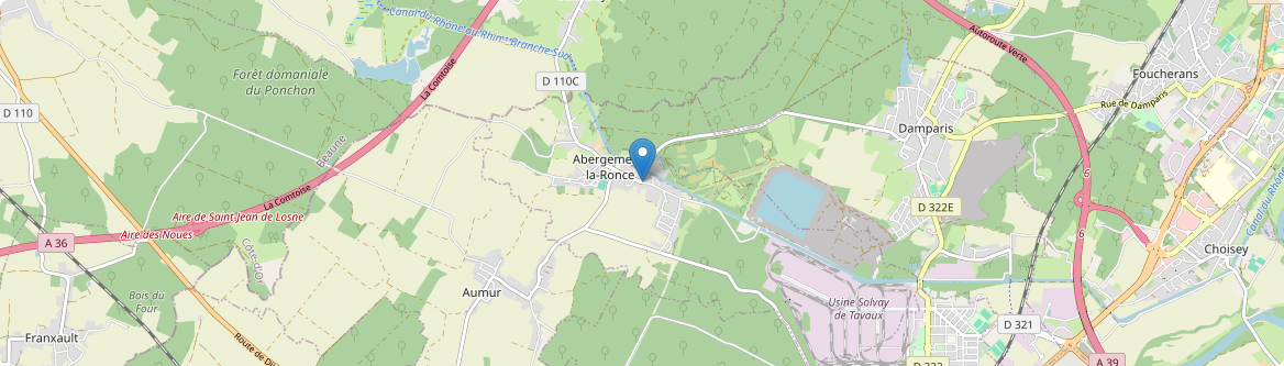 Abergement-la-Ronce - Carte