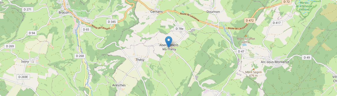 Abergement-lès-Thésy - Carte