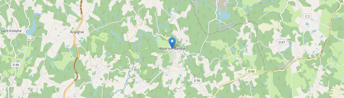 Abjat-sur-Bandiat - Carte