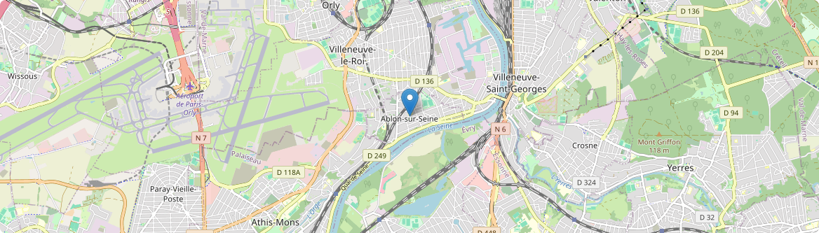 Ablon-sur-Seine - Carte
