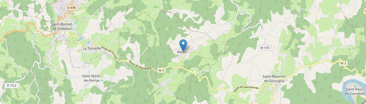 Aboën - Carte