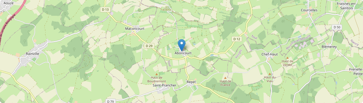 Aboncourt - Carte