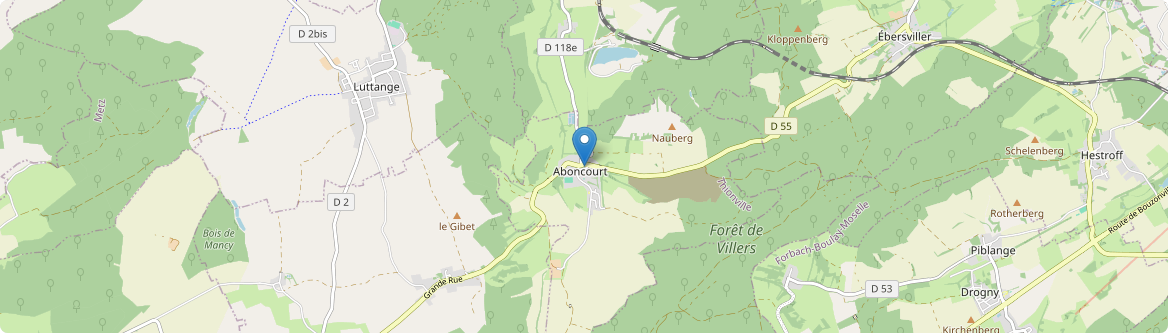 Aboncourt - Carte