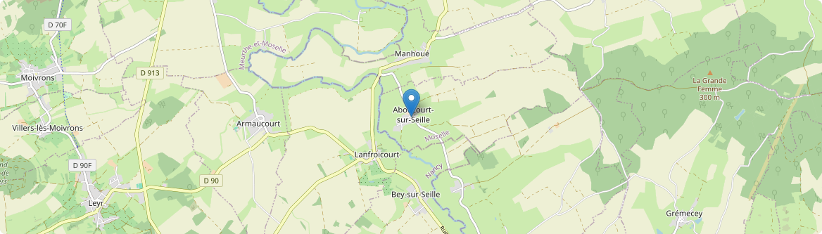 Aboncourt-sur-Seille - Carte