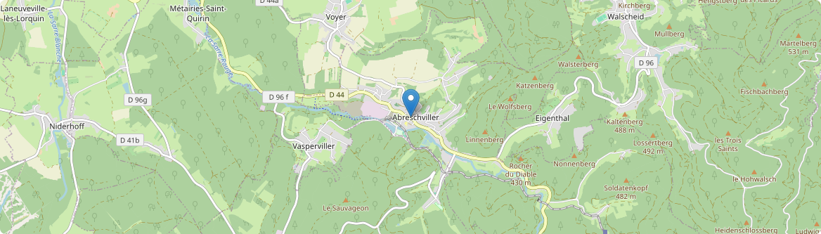 Abreschviller - Carte