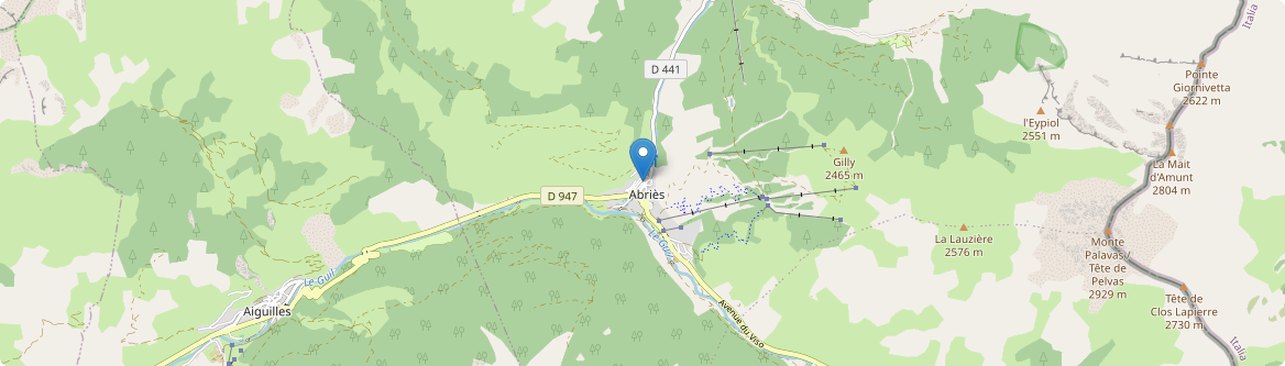 Abriès-Ristolas - Carte