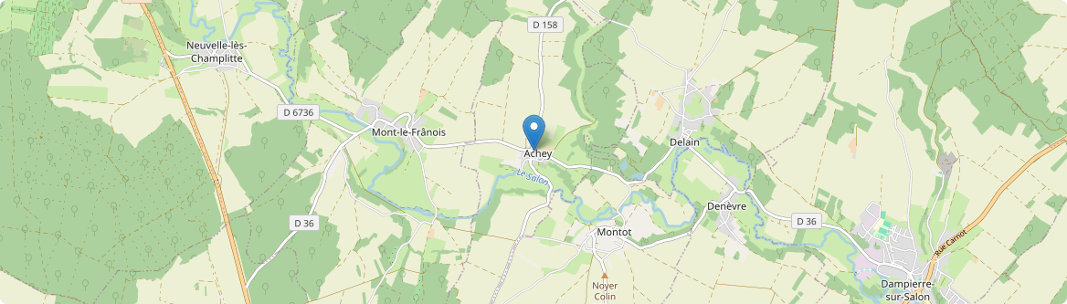 Achey - Carte