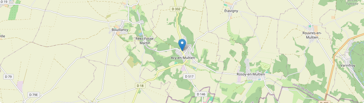 Acy-en-Multien - Carte