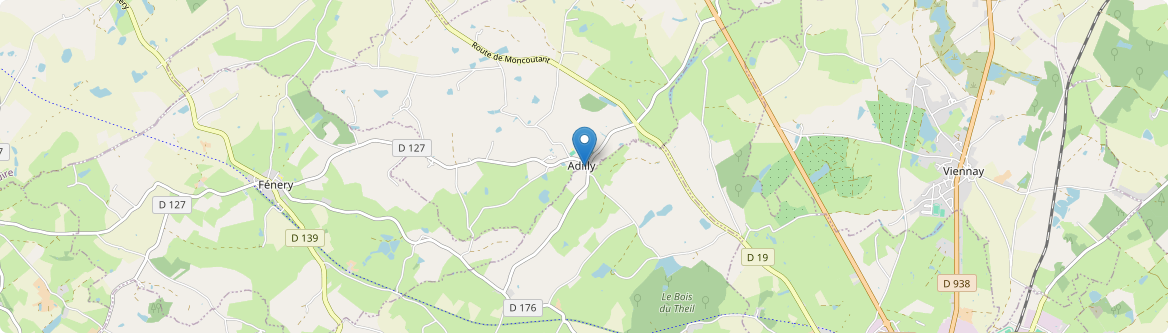 Adilly - Carte