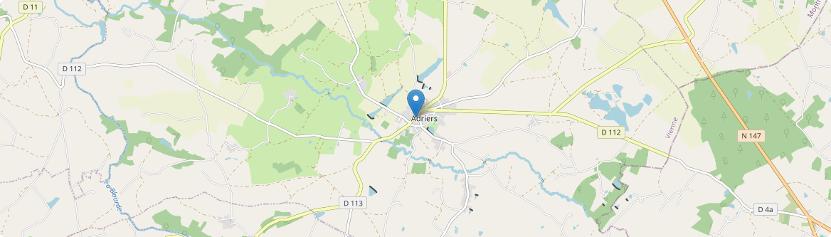 Adriers - Carte