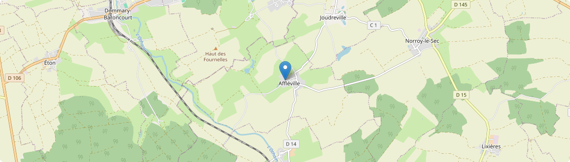 Affléville - Carte