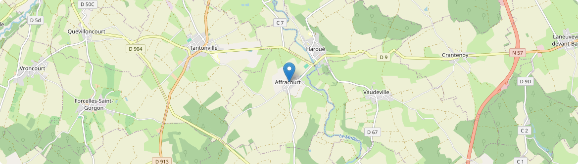 Affracourt - Carte