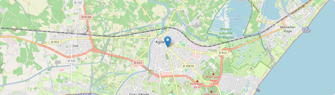 Agde - Carte