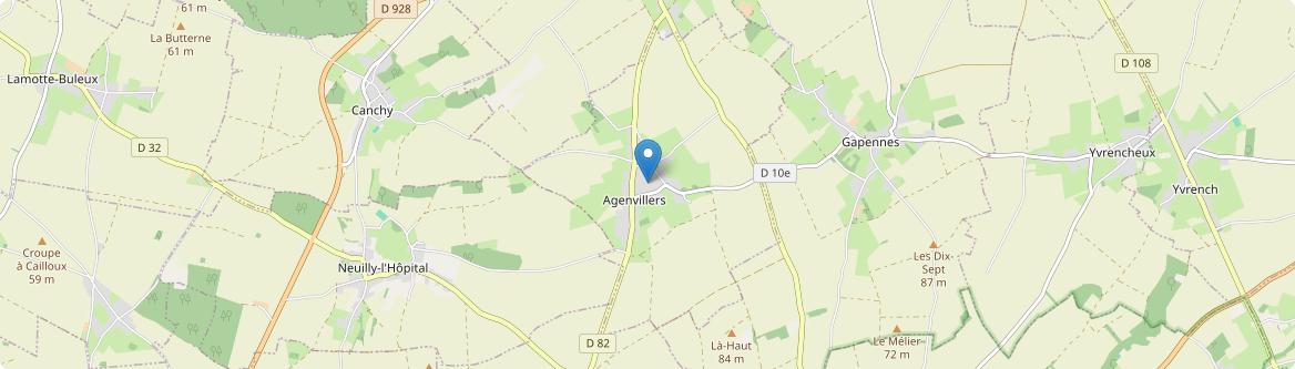 Agenvillers - Carte