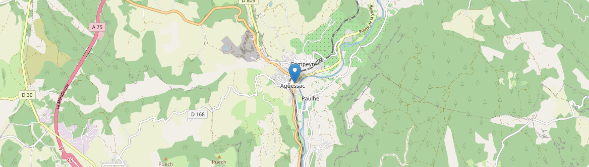 Aguessac - Carte