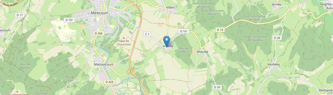 Ahéville - Carte