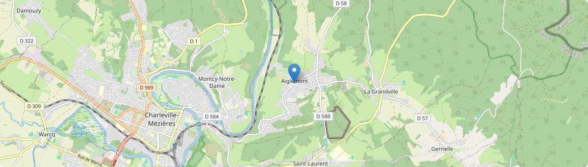 Aiglemont - Carte