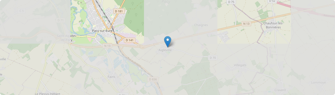 Aigleville - Carte